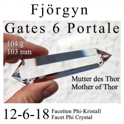 Fjörgyn - Mother of Thor 6 Gate Phi Crystal