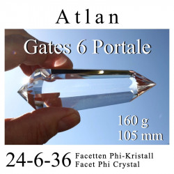 Atlan 6 Gate Phi Crystal