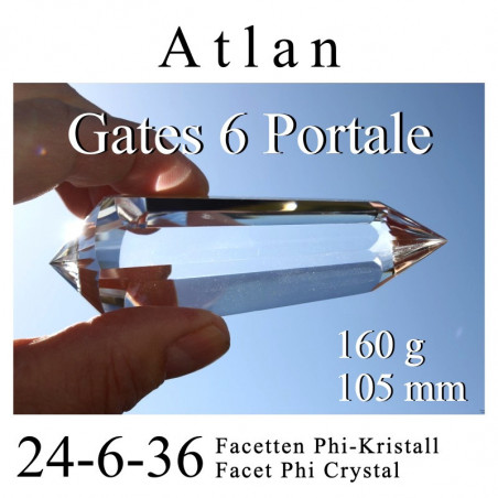 Atlan 6 Gate Phi Crystal