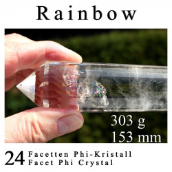 Rainbow 24 Facet Phi Crystal
