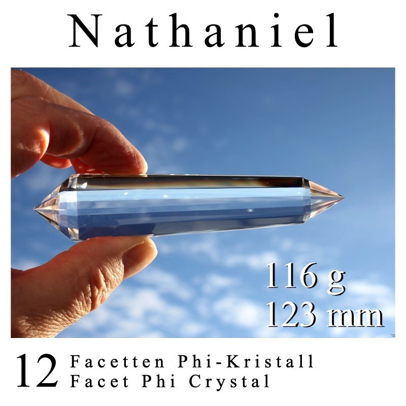 Nathaniel 12 Facetten Phi-Kristall
