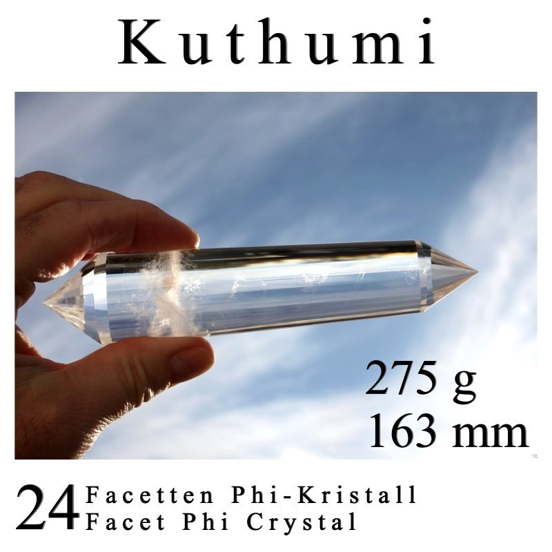 Kuthumi 24 Facet Phi Crystal