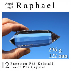 Engel Raphael 12 Facetten Phi-Kristall 296g