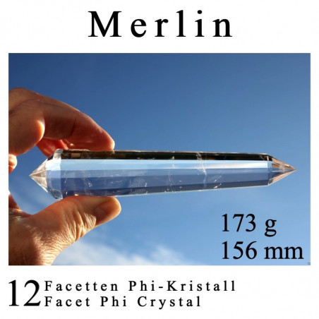 Merlin 12 Facet Phi Crystal