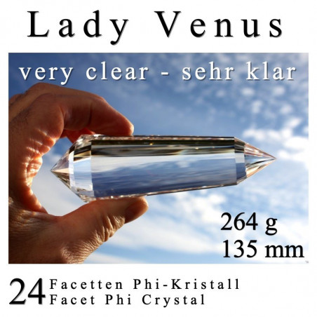 Lady Venus 24 Facet Phi Crystal