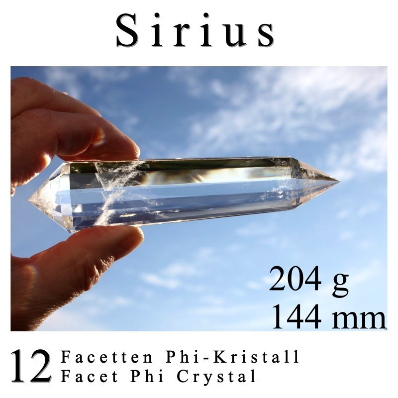 Sirius 12 Facet Phi Crystal