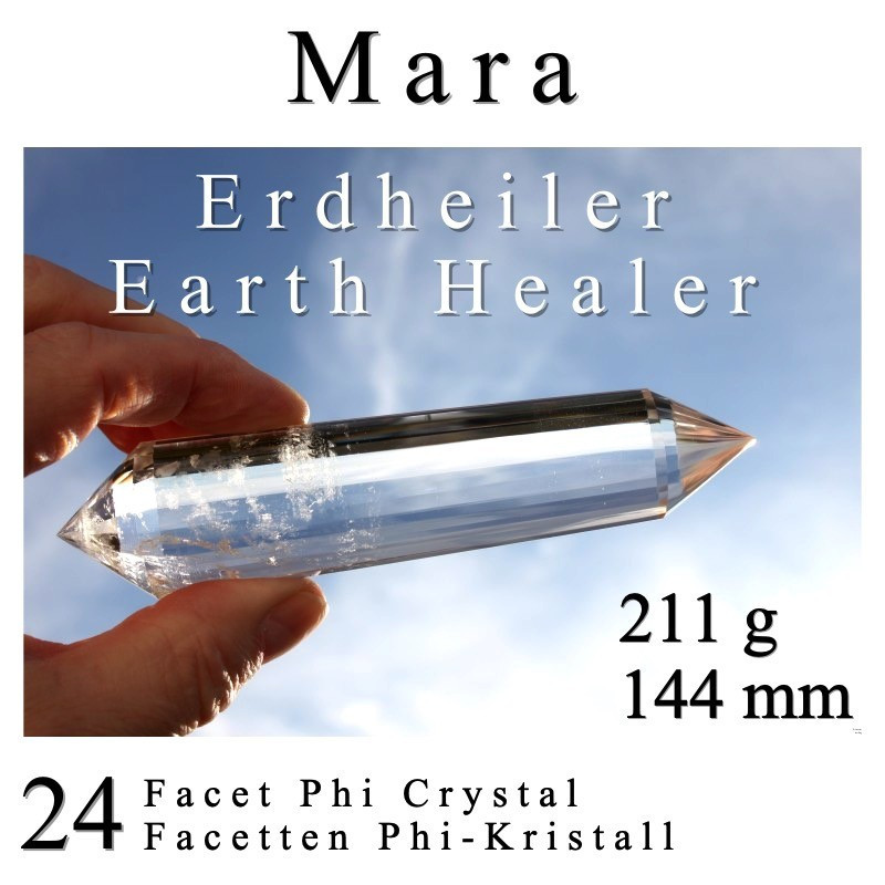 Mara 24 Facet Phi Crystal Earth Healer