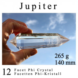 Jupiter 12 Facetten Phi-Kristall 265g