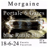 Morgaine 6 Gate Phi Crystal blue Rutile