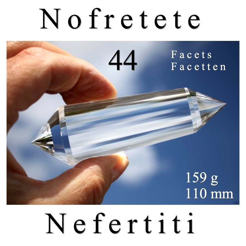 Nefertiti 44 Facet Phi Crystal
