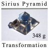 Sirius Pyramid 4-sided with crown and base 348g