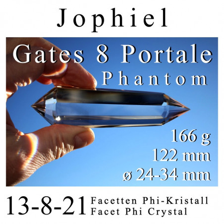 8 Portale Phi-Kristall Jophiel mit Phantom