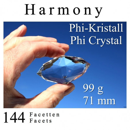 144 Facet Harmony Phi Crystal