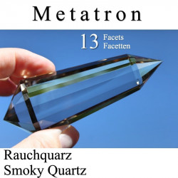 Metatron Rauchquarz 13 Facetten Phi-Kristall