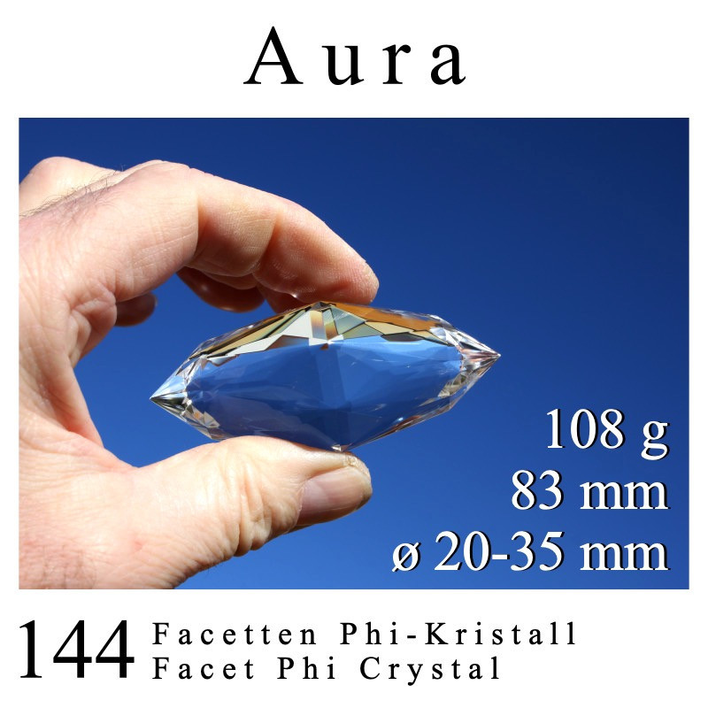 Aura 144 Facet Phi Crystal