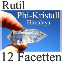 Rutil 12 Facetten Phi-Kristall