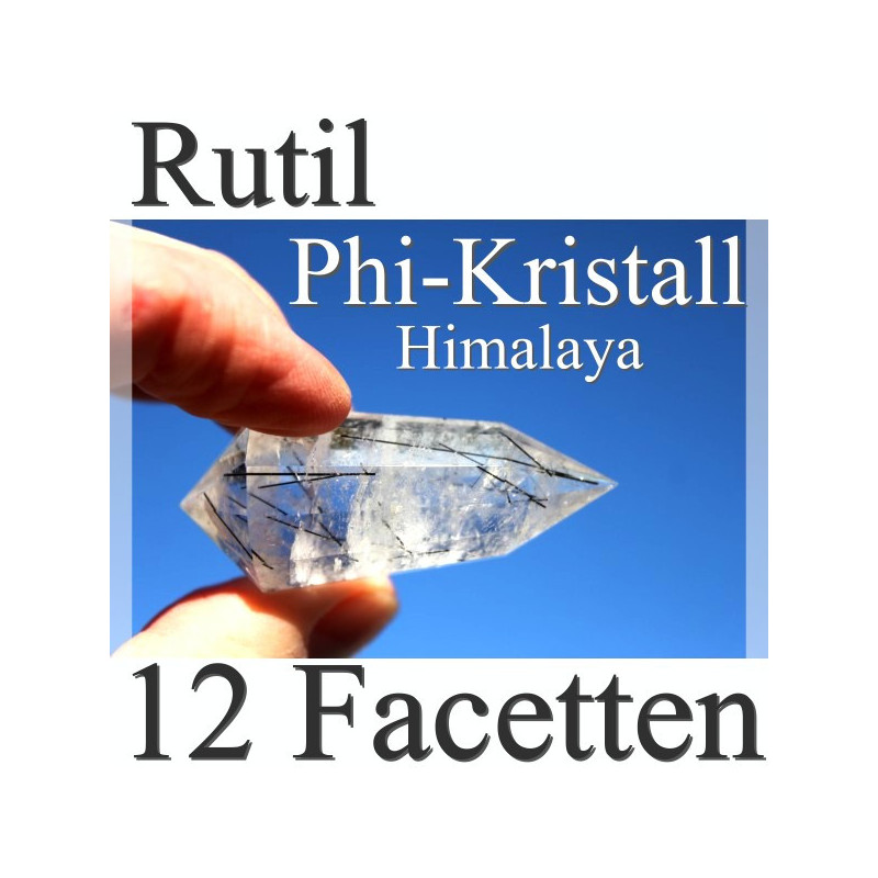 Rutil 12 Facetten Phi-Kristall