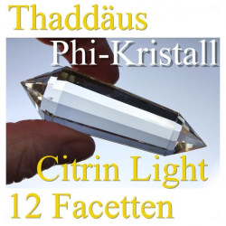 Thaddaeus Smoky Quartz Citrine Phi Crystal