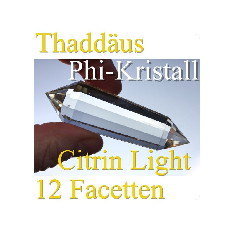 Thaddäus Citrin Rauchquarz Phi-Kristall