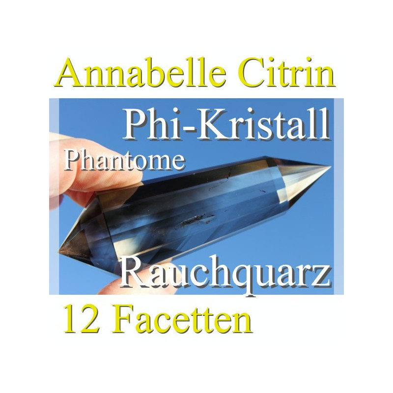 Annabelle Smoky Quartz Citrine Phi Crystal