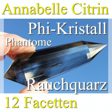 Annabelle Citrin Rauchquarz Phi-Kristall