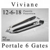 Viviane 6 Gate Phi Crystal