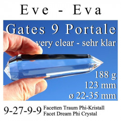 Eve 9 Gate Dream Phi Crystal with 9-27-9-9 Facets