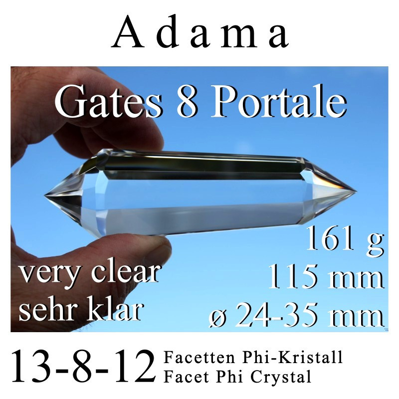 Adama 8 Gate Phi Crystal 13-8-12 Facets
