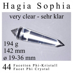 Hagia Sophia 44 Facetten Phi-Kristall