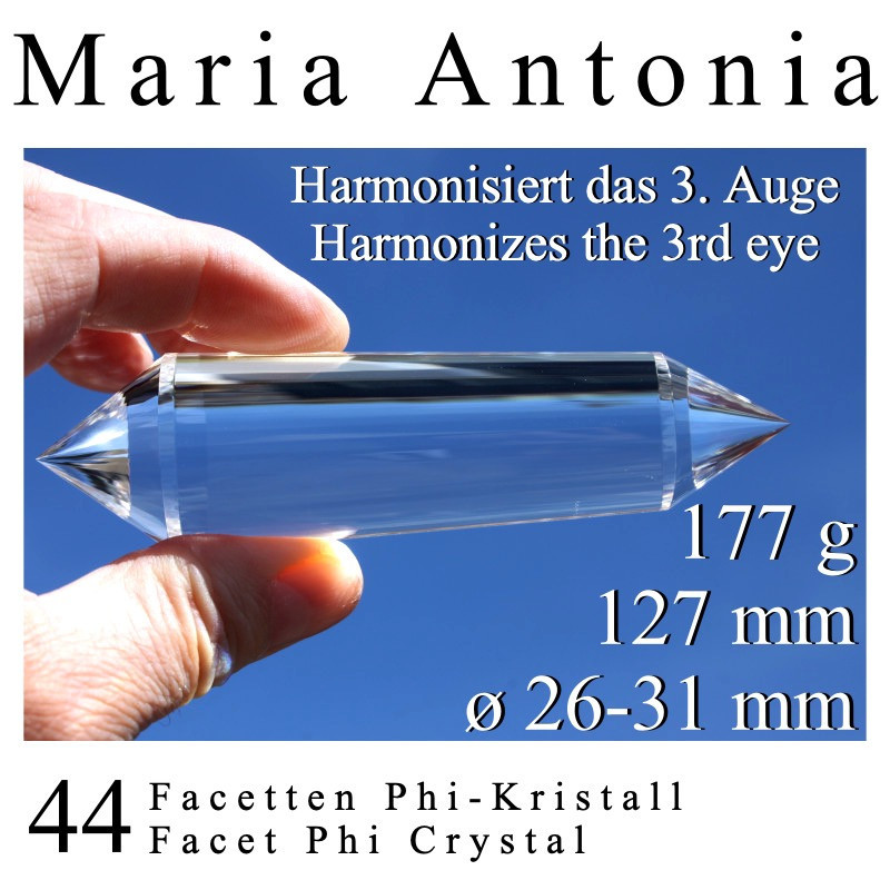 Maria Antonia 44 Facet Phi Crystal