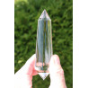 Sanat Kumara 44 Facet Phi Crystal with blue rutile