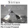 Sirius Pyramide 4-seitig mit Krone und Basis 345g