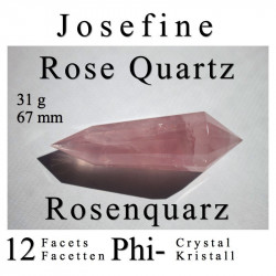 Josefine 12 Facetten Rosenquarz