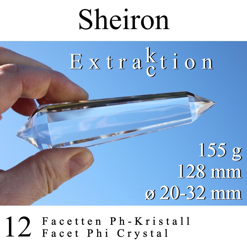 Sheiron Extraction 12 Facet Phi Crystal