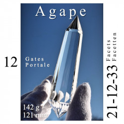 Agape 12 Gate Phi Crystal...