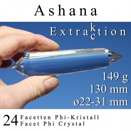 Vogel Kristall Ashana 24 Facetten Phi-Kristall Extraktion Vogel Cut