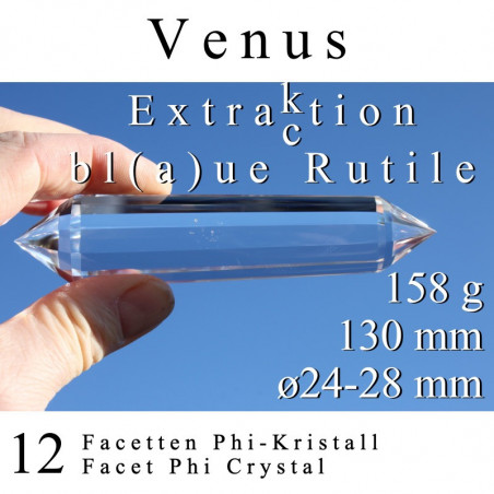 Vogel Kristall Venus Extraktion 12 Facetten Phi-Kristall Vogel Cut