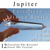Jupiter Extraction 12 Facet Phi Crystal blue rutile (angel-feathers)