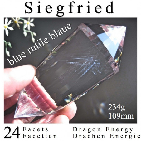 Siegfried Dragon Energy 24 facets Phi crystal very powerful