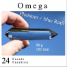 Omega 24 facets Phi crystal smoky quartz