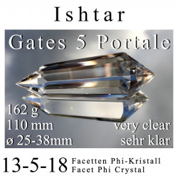Ishtar 5 Gates Phi-Crystal 13-5-18 Facets