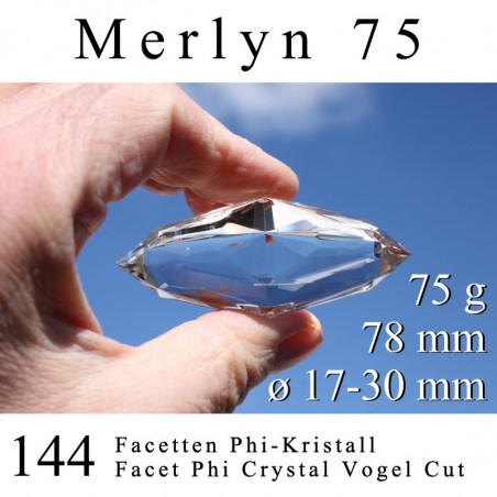 Merlyn 144 Facetten Phi-Kristall 75g