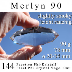 Merlyn 144 Facet Phi Crystal 90g Vogel Cut