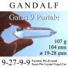 Gandalf 9 Gate Dream Phi Crystal with 9-27-9-9 Facets 107 Vogel Cut