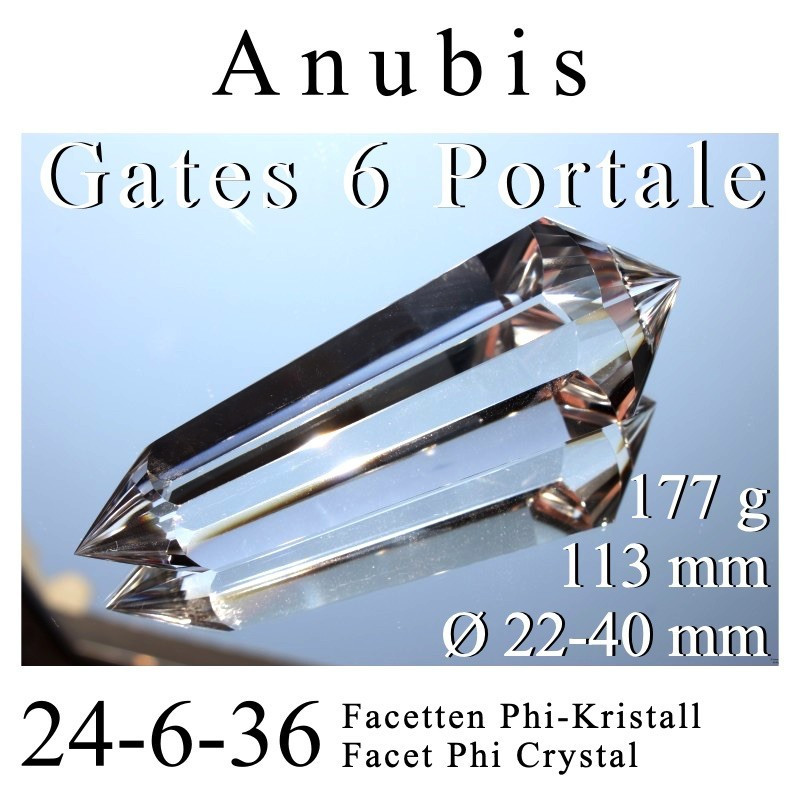 Anubis 6 Portale Phi-Kristall 24-6-36 Facetten