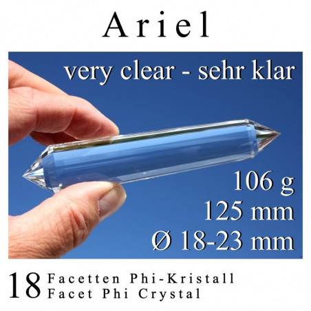 Ariel 18 Facet Phi Crystal