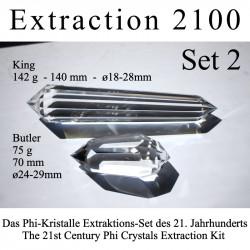 Set 2 Phi-Kristalle Extraktion 2100 Vogel Cut
