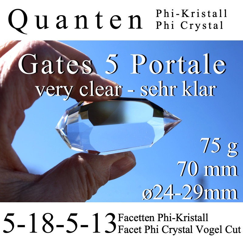 Quantum Phi Crystal 75g  Vogel Cut