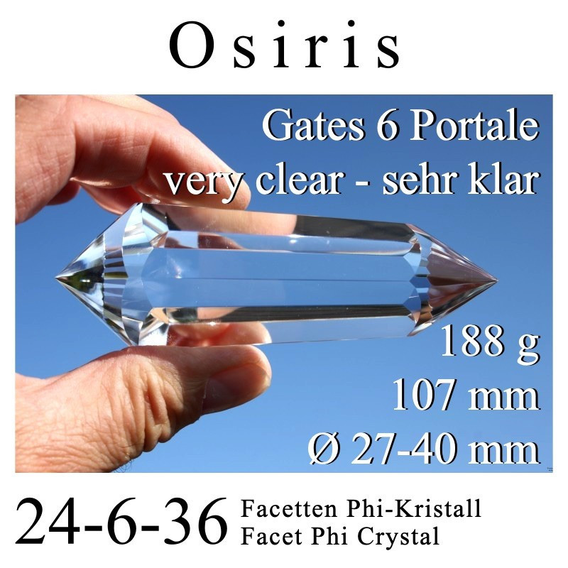 Osiris 6 Portale Phi-Kristall 24-6-36 Facetten
