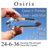 Osiris 6 Gate Phi Crystal 24-6-36 Facets